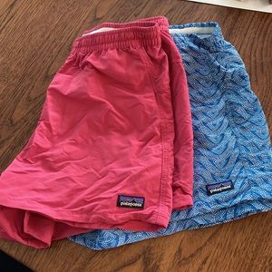 Two pairs of Patagonia shorts